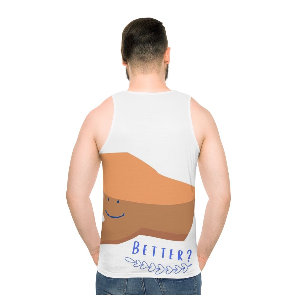 Heartstopper Netflix Quotes Better Unisex Tank Top - men back