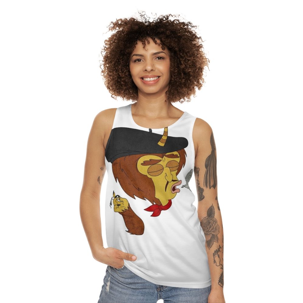 Big Mouth Maury Unisex Tank Top - women