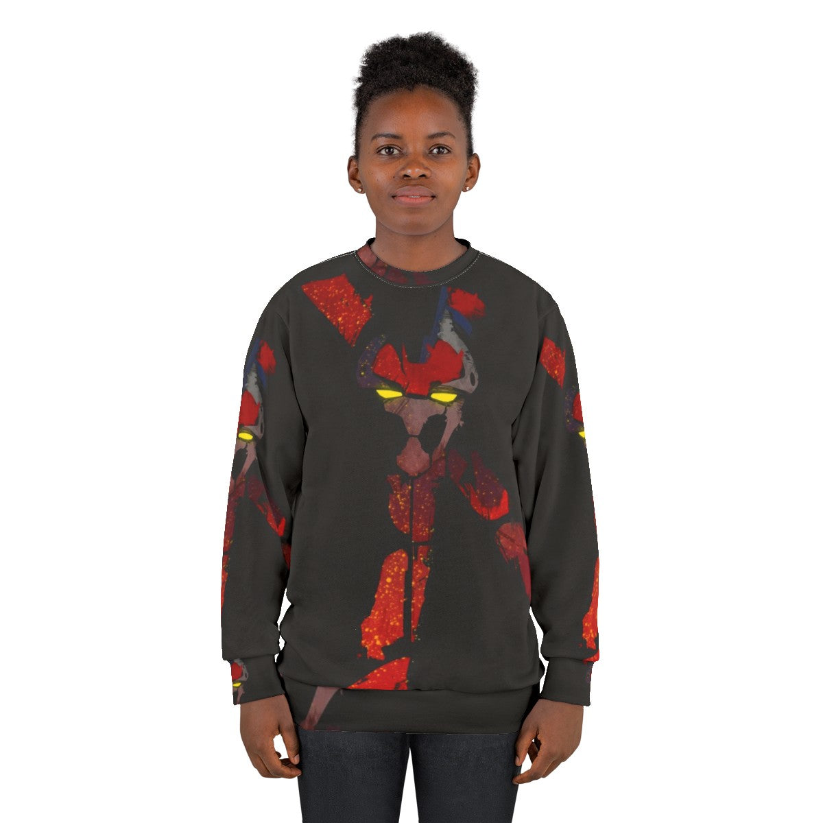 Weltall Mecha Sweatshirt for Xenogears and Xenosaga Fans - women