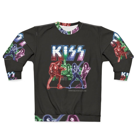 Kiss band sweatshirt with iconic band logo and members