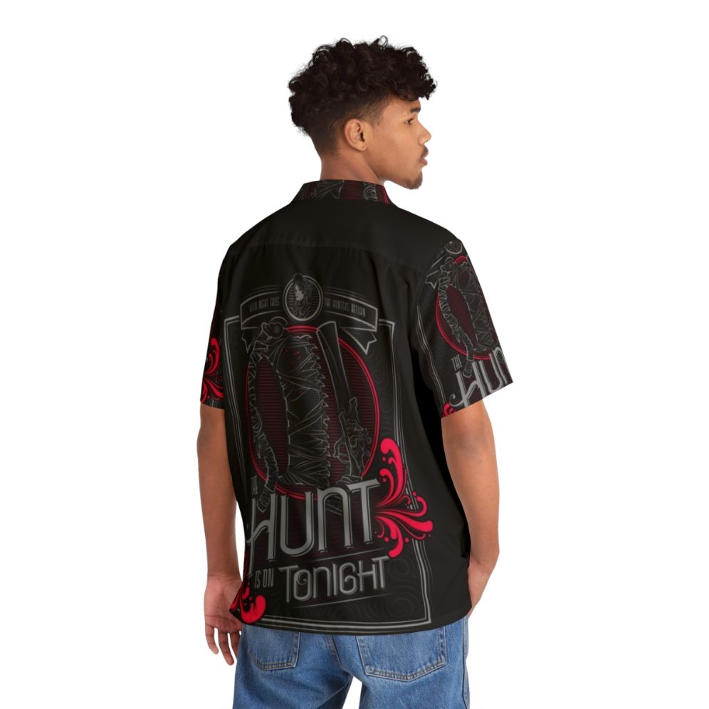 The Hunt Hawaiian Shirt - Bloodborne Inspired Gaming Apparel - People Back