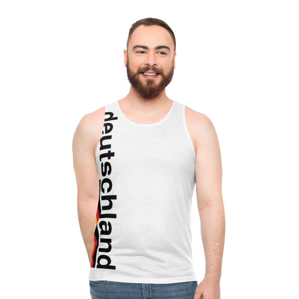 Deutschland unisex pride soccer/futball tank top - men