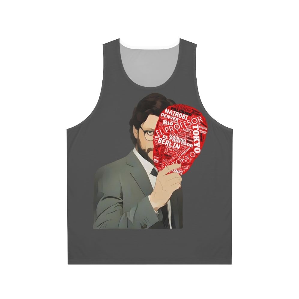 Money Heist The Professor Mask Unisex Tank Top