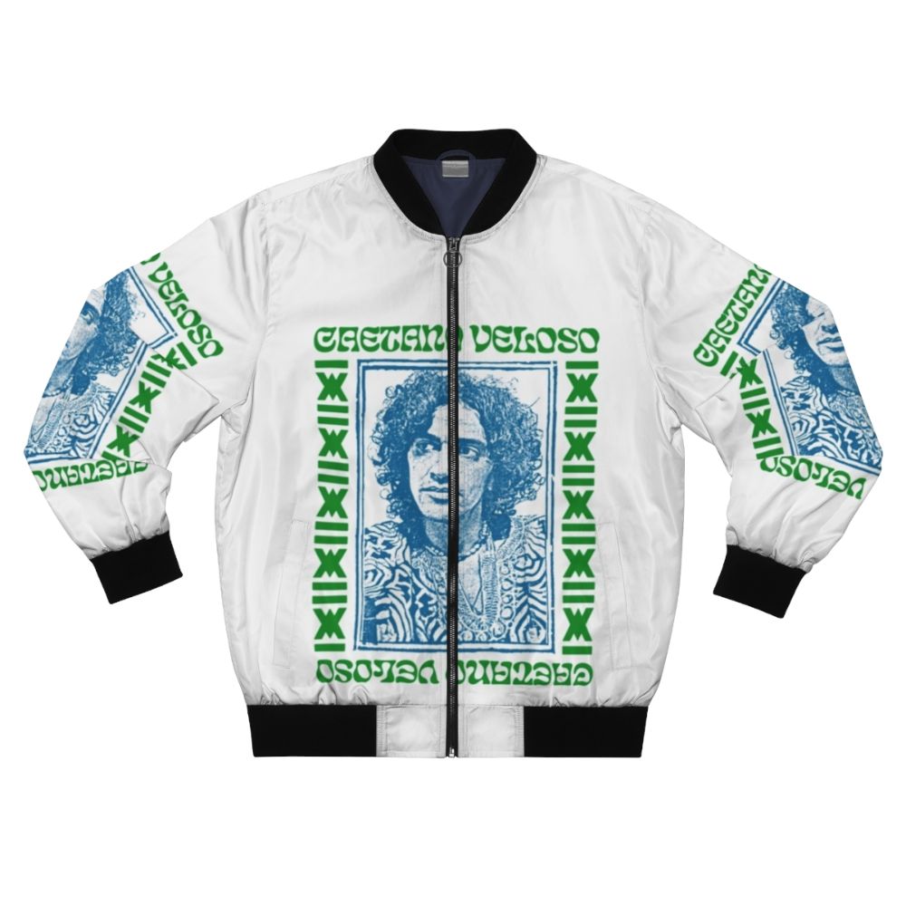 Caetano Veloso inspired vintage bomber jacket