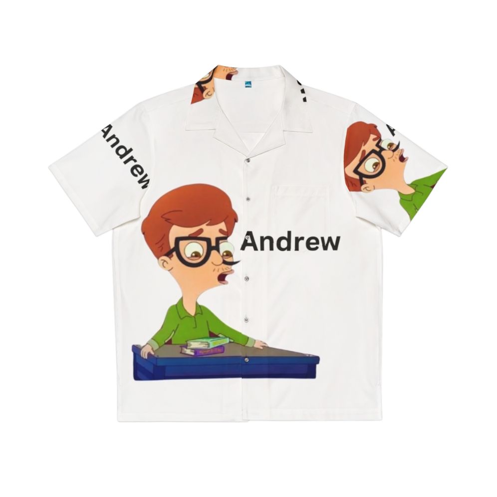 Big Mouth Andrew Glouberman Fan Art Hawaiian Shirt