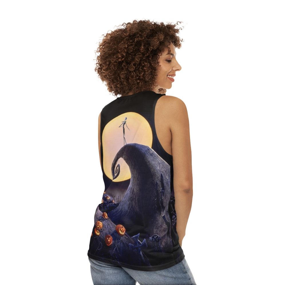 The Nightmare Before Christmas Unisex Jack Skellington Tank Top - women back