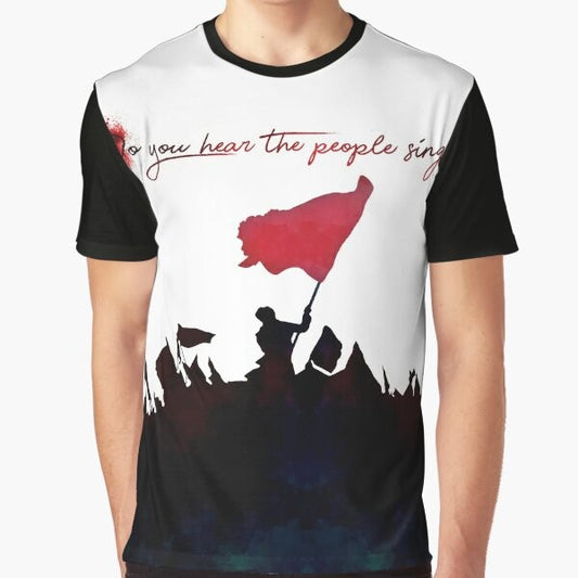 "Les Miserables 'Do You Hear The People Sing?' graphic t-shirt design"