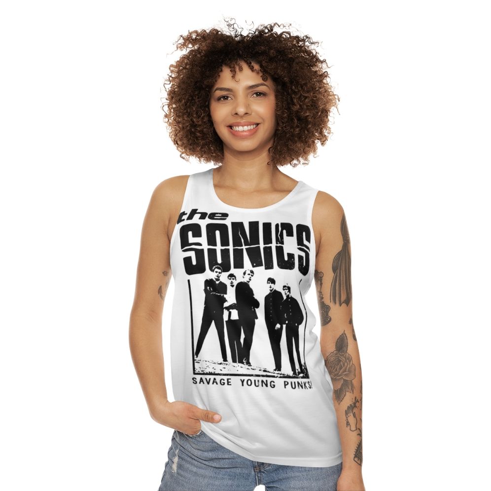 The Sonics Unisex Black Tank Top - women