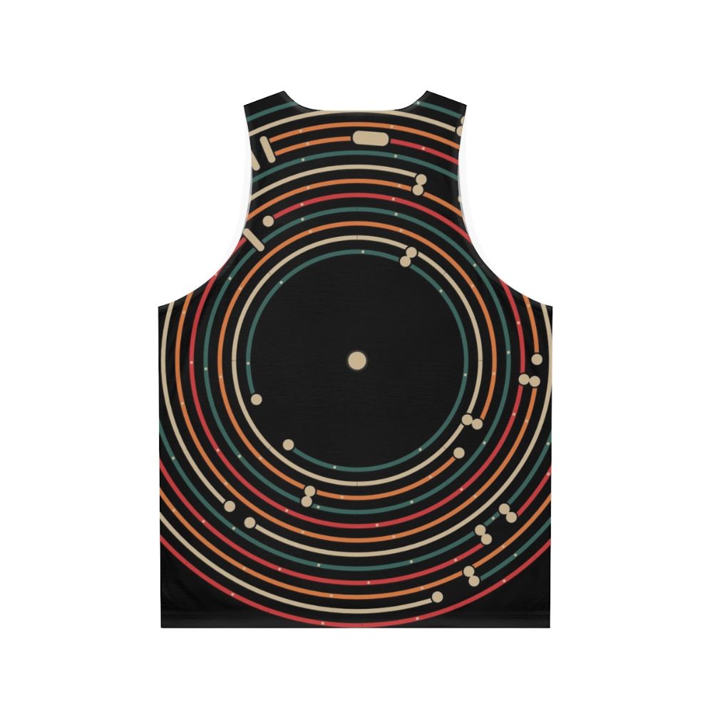 Vinyl music metro labyrinth tank top - Back