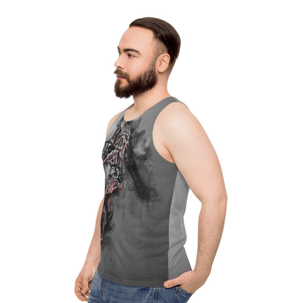 Warframe Ash Tenno Unisex Tank Top - men side