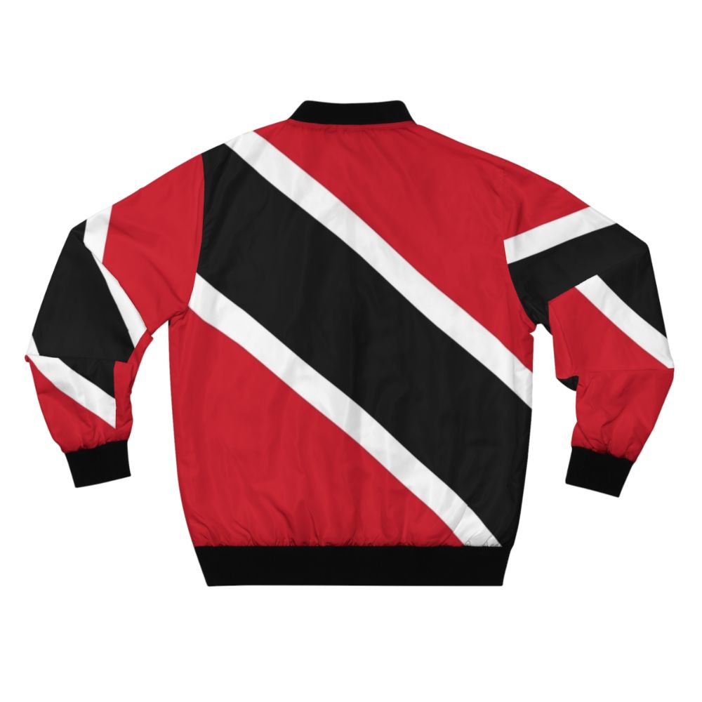 Trinidad and Tobago Flag Bomber Jacket with national flag design - Back