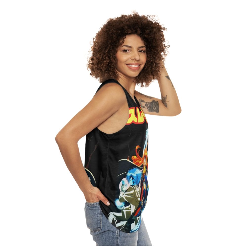 Slayers anime tank top featuring Lina Inverse - women side