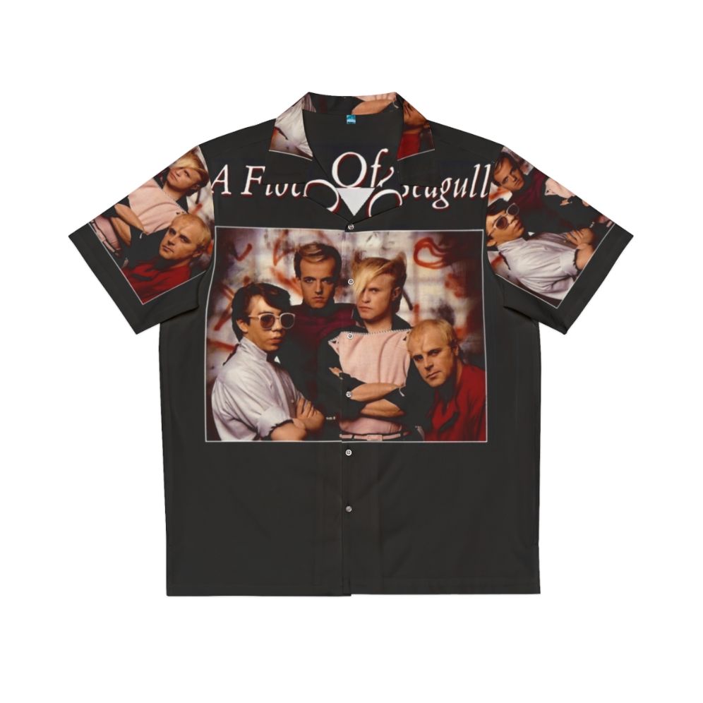 Vintage 80s A Flock of Seagulls Pop Band Hawaiian Shirt