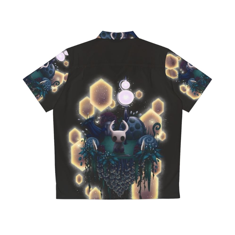 Hollow Knight Island Hawaiian Shirt featuring tropical pattern - Back