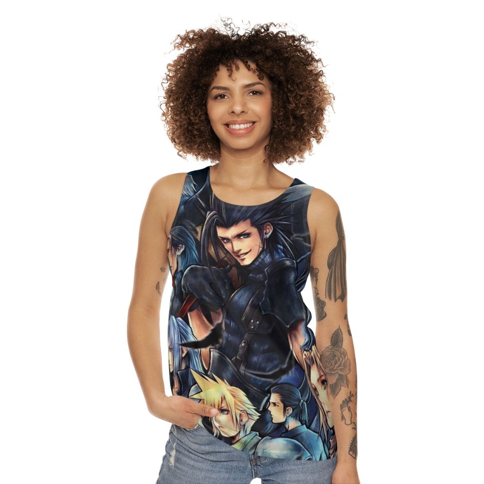 Final Fantasy Cloud Strife Unisex Tank Top - women