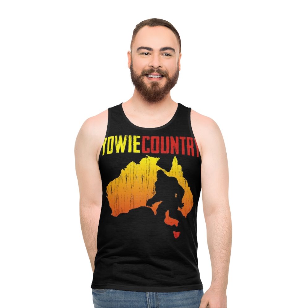 Yowie Country Unisex Bigfoot Tank Top - men