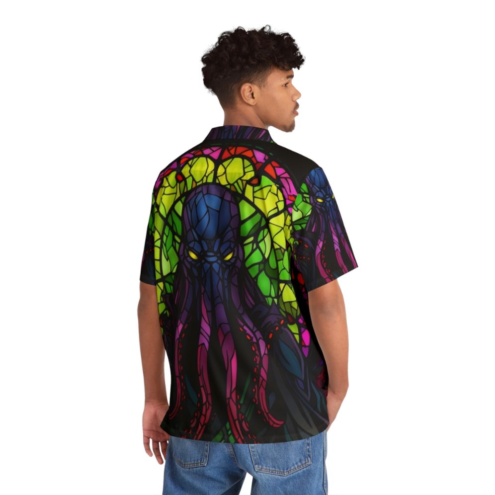 Stained Glass Mindflayer Hawaiian Shirt - People Back