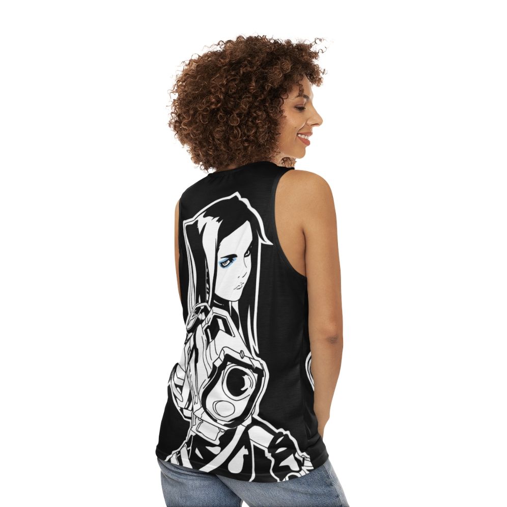 Unisex Ergo Proxy Anime Tank Top - women back