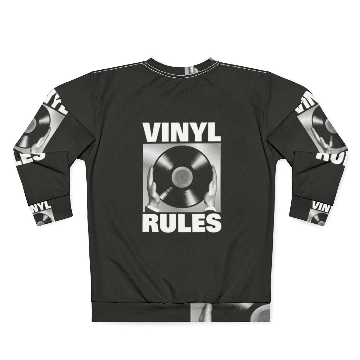 Vintage Vinyl Rules Sweatshirt - Back