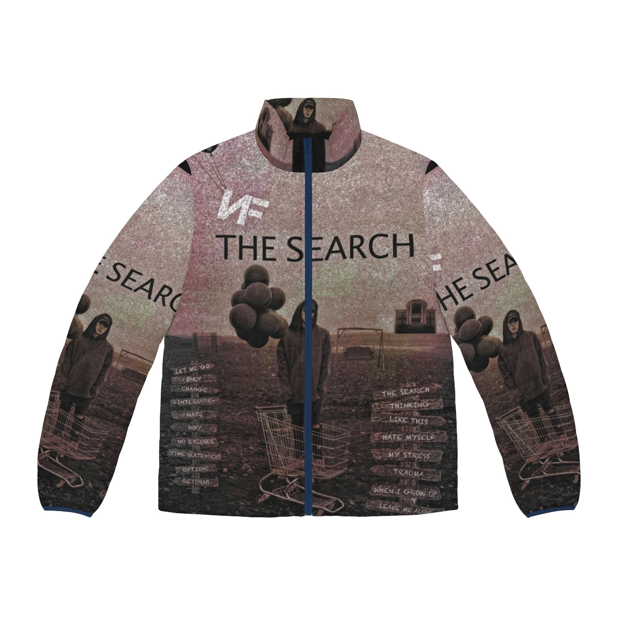 NF The Search Puffer Jacket - Official NF Rapper Merchandise