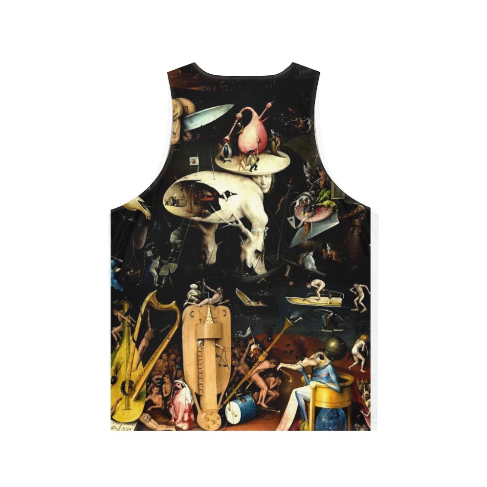 Hieronymus Bosch's "Garden of Earthly Delights" inspired unisex tank top - Back