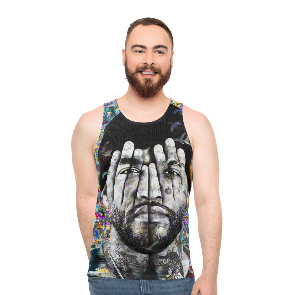 Joyner Lucas Portrait Graphic Unisex Tank Top - men