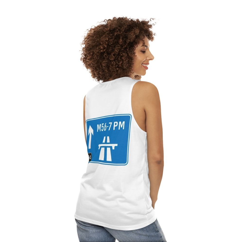 The Fall Mark E Smith Unisex Tank Top - women back