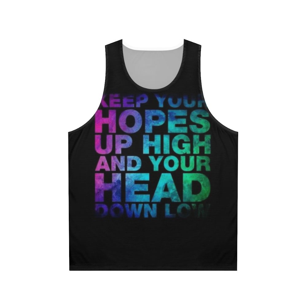 Unisex 'Hopes High' band logo tank top