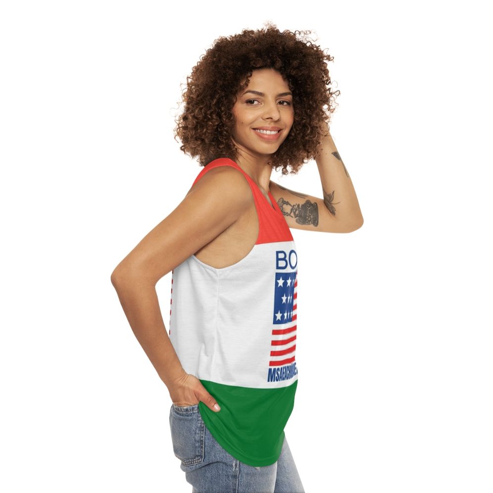 Vintage Boston Msaeachubaets Tank Top - women side