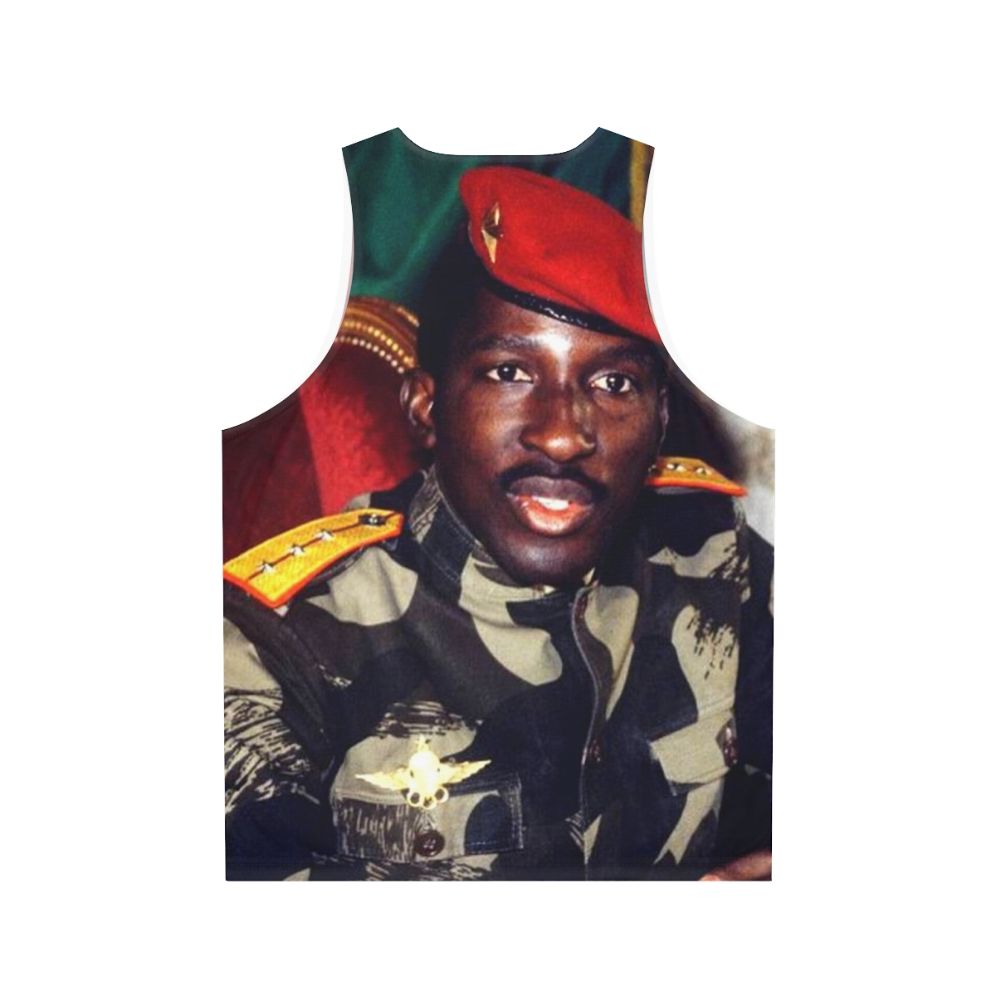 Thomas Sankara African Unisex Tank Top - Back