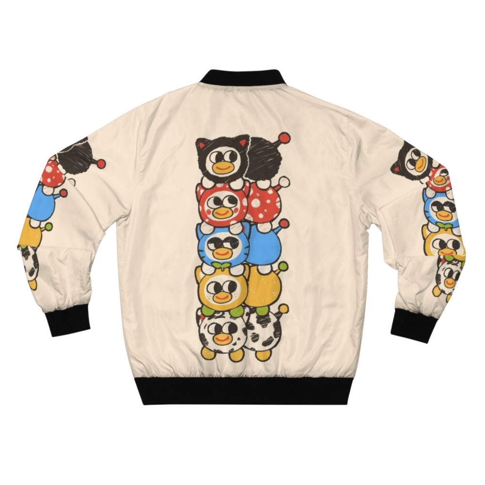 Peepy Bomber Jacket, Stylish Bomber Jacket with Peepy Design - Back