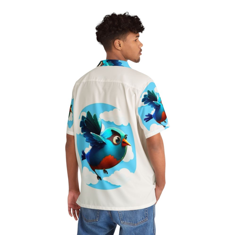 Phoenix Chick in Training Hawaiian Shirt - People Back