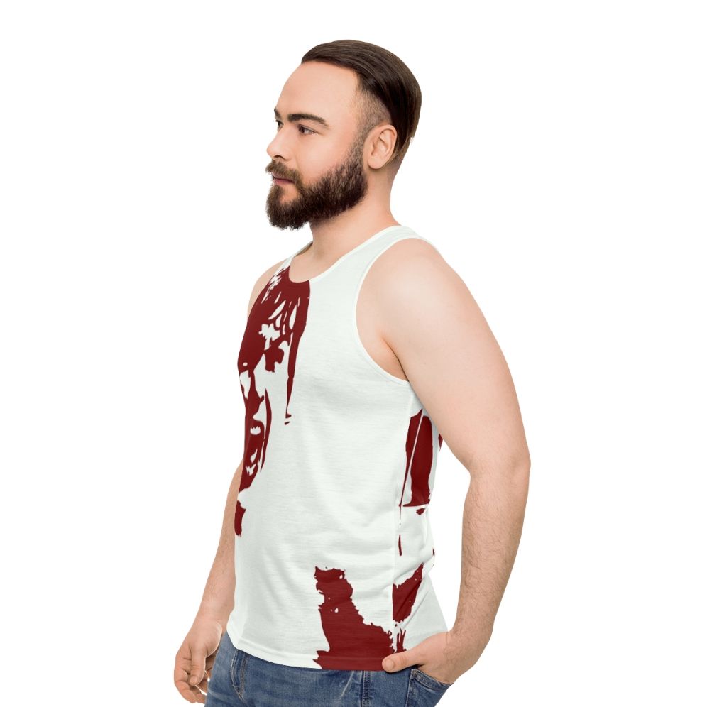 Psycho Unisex Tank Top - men side