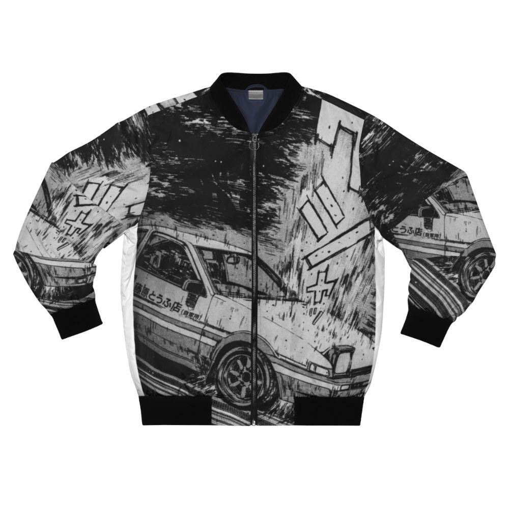 Initial D Toyota AE86 Drifting Bomber Jacket, featuring the iconic anime car and drifting culture