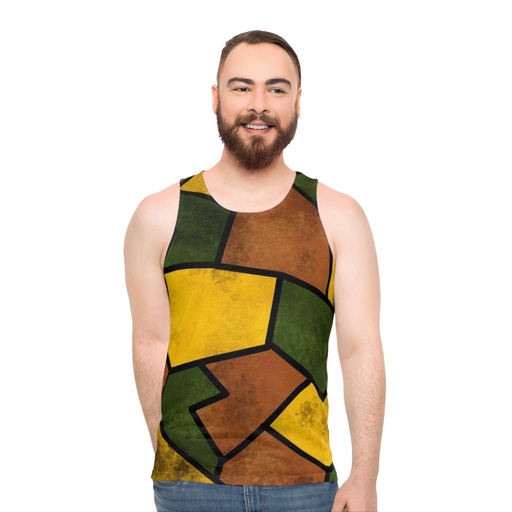 Unisex WW1 German Imperial Camouflage Pattern Tank Top - men