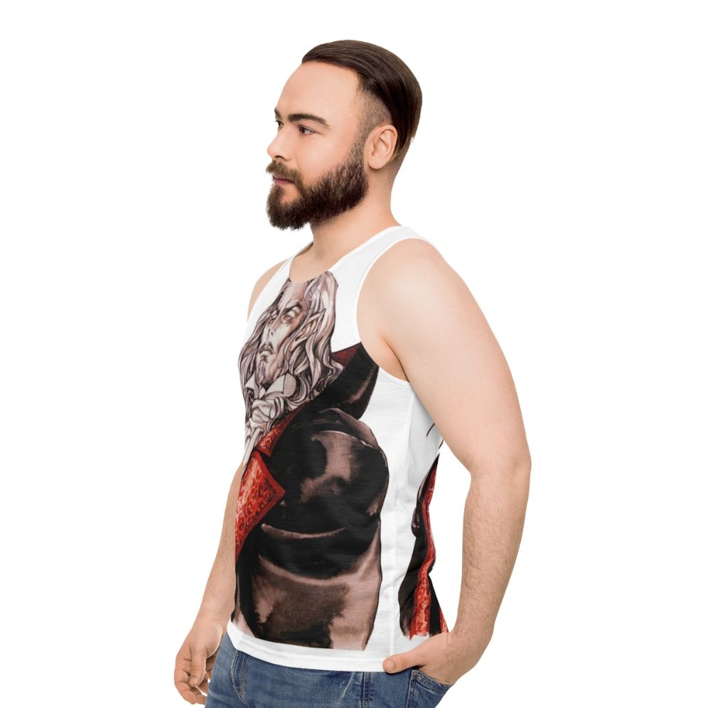 Dracula Hector Chibi Unisex Tank Top - men side