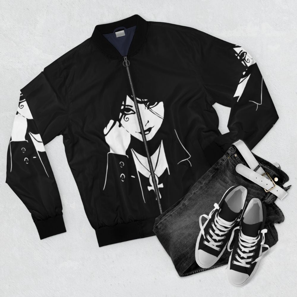 Comics Sandman DC Bomber Jacket - Flat lay