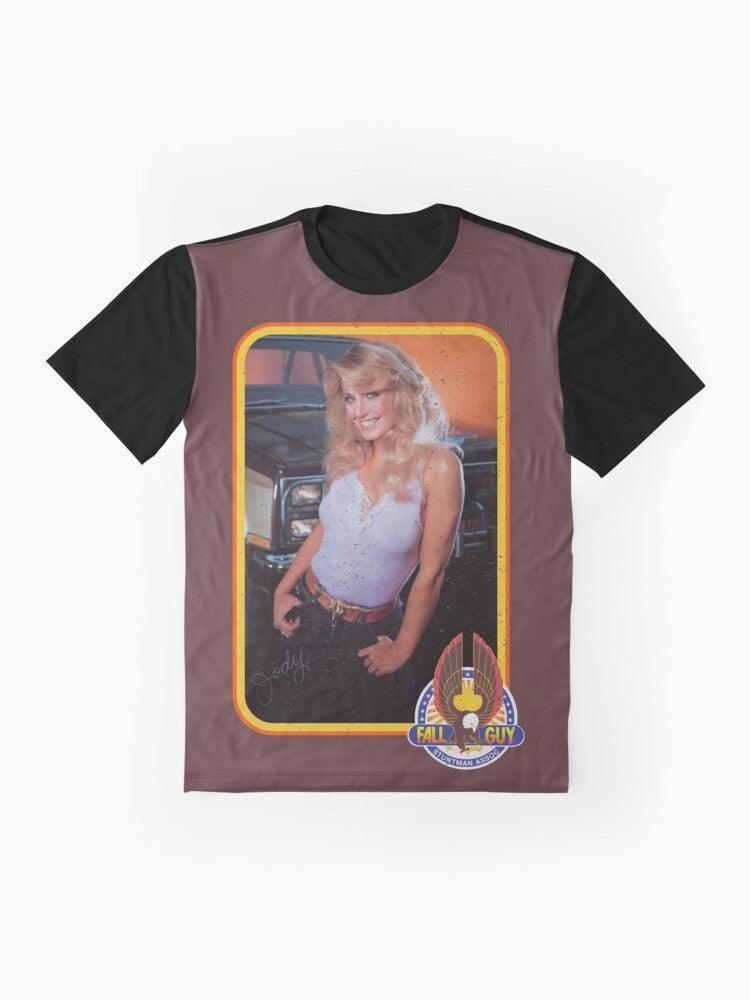 The Fall Guy: Jody Banks Graphic T-Shirt featuring the classic TV show character - Flat lay