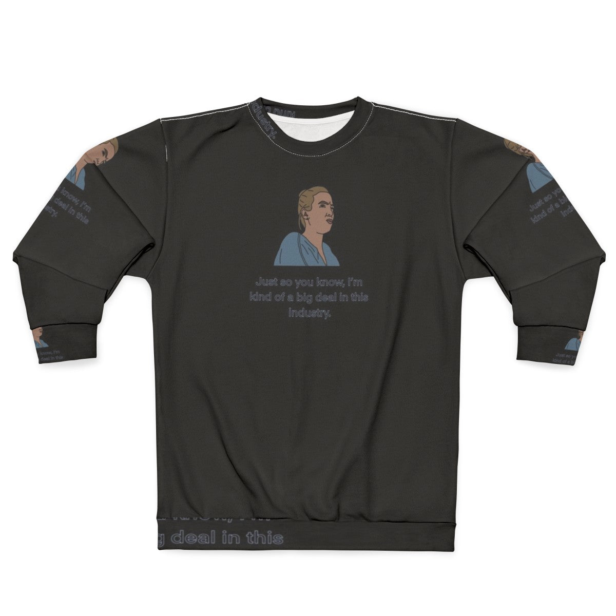 Villanelle Big Deal Oversized Sweatshirt with Killing Eve Inspired Design