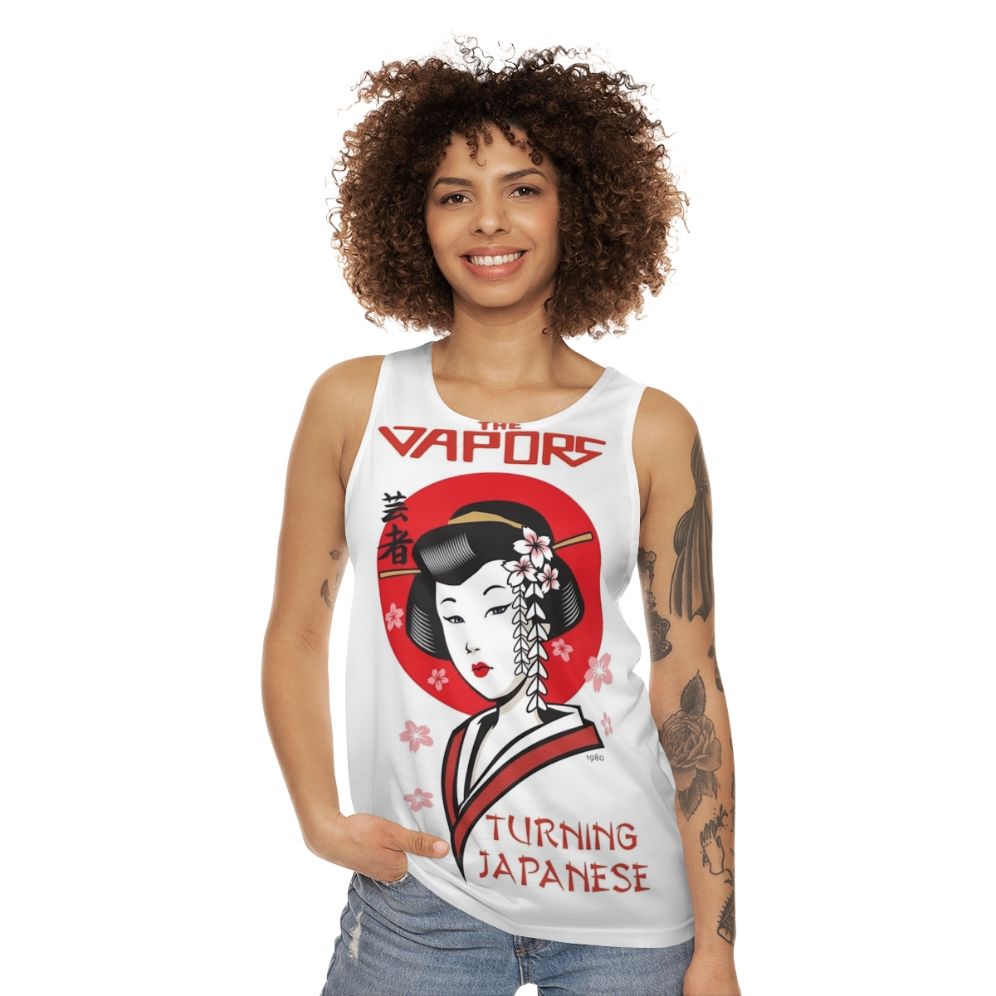 Retro 80s Turning Japanese The Vapors Unisex Tank Top - women