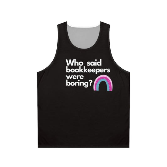 Proud Bookkeeper Unisex Tank Top