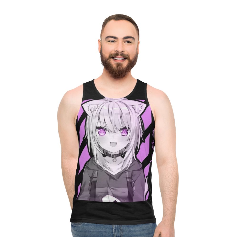 Nekomata Okayu anime tank top - men