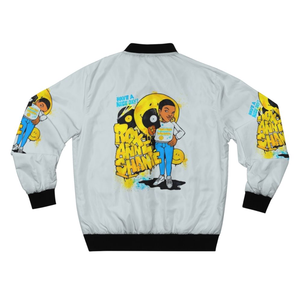 Roxanne Shante "Have a Nice Day" Bomber Jacket featuring 2tone and England punk style - Back