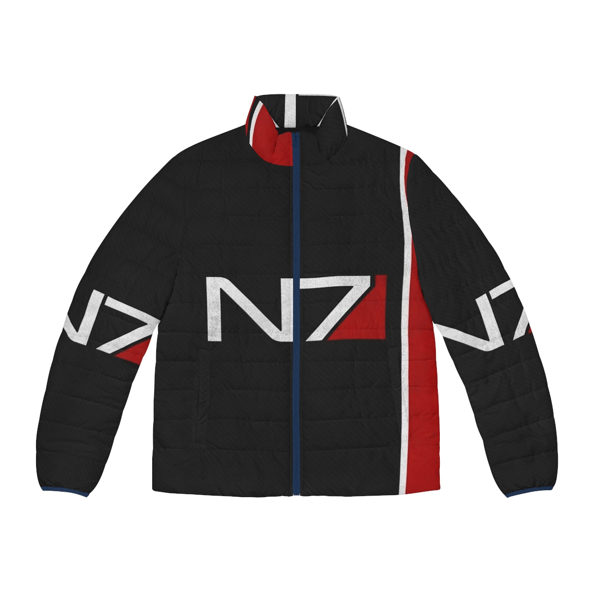 N7 Puffer Jacket featuring the iconic Mass Effect design