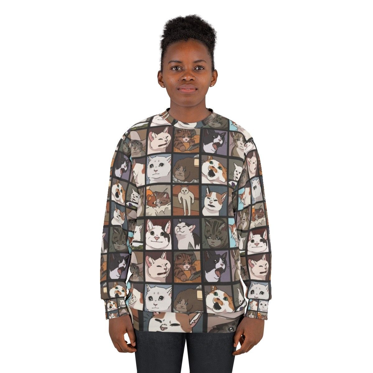 Meme Cats 2.0 Sweatshirt - women