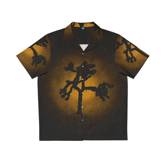 30th anniversary U2 Joshua Tree gold Hawaiian shirt