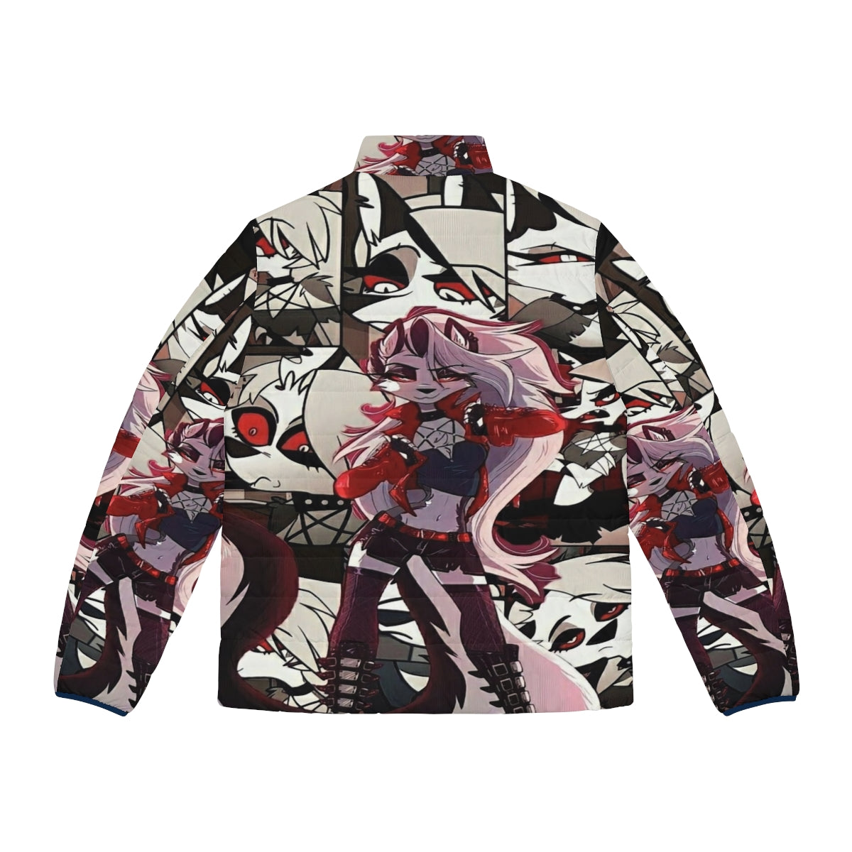 Helluva Boss Loona Puffer Jacket - Anime Inspired Fashion - Back