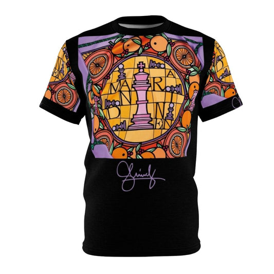 Stylish Shindy Inspired Graphic T-Shirt with Mandarins Design