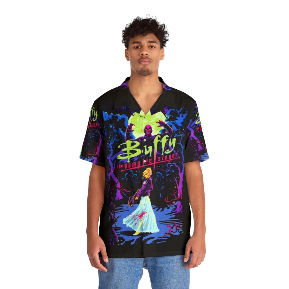 Buffy the Vampire Slayer Fan Art Hawaiian Shirt - People Front