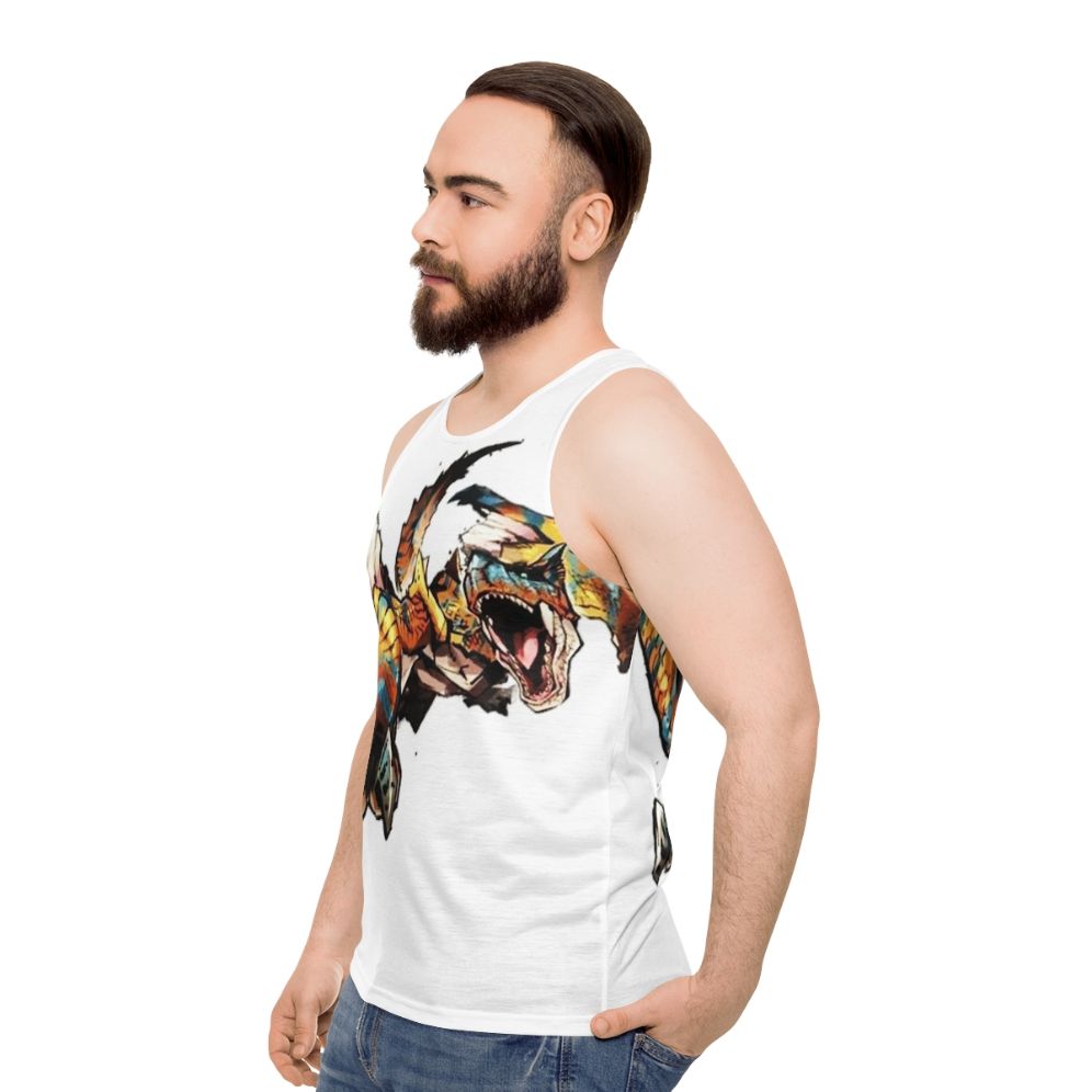 Monster Hunter Tigrex Unisex Power Tank Top - men side